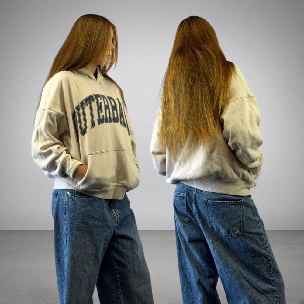 Altar-d-state Women's Blue and Cream Hoodie